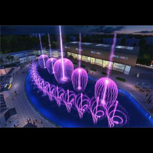 DMX512 Lamp Software Dancing Musical Fountain Garden