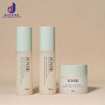 Green Jade Face Toner Bottle Customized Plastic Bottles And Jars For Cosmetic