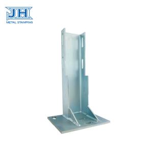 China Q235B Metal Stamping Parts Elevator Brackets Zinc Plating Surface Treatment factory