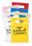 LDPE / HDPE Plastic Custom Logo Reusable Shopping Bags For Stationery Store