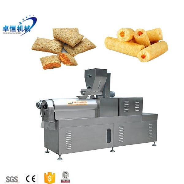 Energy Saving Leisure Puffed Snacks Food Extruder For Corn Puffing Production