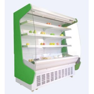 Remote System Multideck Open Chiller / Beverage Refrigerator Showcase