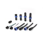 Quick OEM Waterproof Male Female Connector M25 3 Pin Electrical