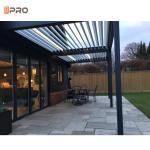 Gazebo Motorized Freestanding Pvc Pergola Outdoor Season Room