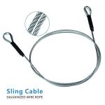 Steel Grade Stainless Steel Zipper Sling Wire Rope 8/11/14 ' 3/16