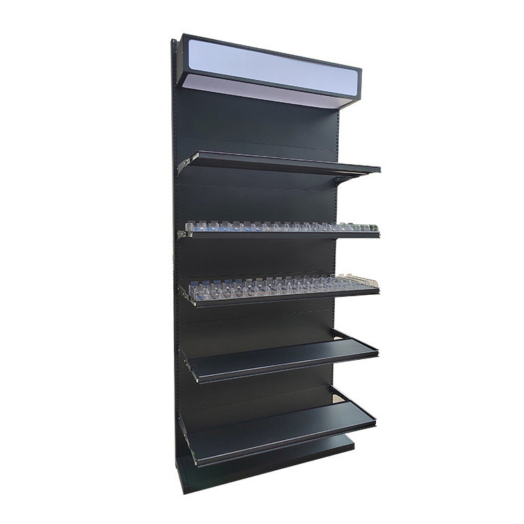 Gondola Convenience Store Shelf Heavy Duty Supermarket Metallic Shelves Display Racks OEM