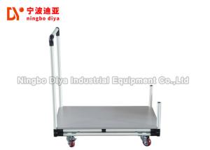 China Industrial Lean Pipe Mobile Tool Cart , Workshop Trolley Cart With 3&quot; PU Casters factory