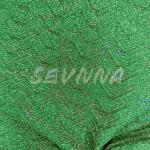 Recycled Fiber Activewear Knit Fabric 77%Recycled Nylon 6%Silver Metallic 17