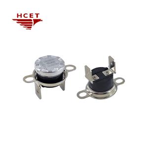 China High Precision KSD301 125V 250V 16A Bimetal Disc Thermostat Thermal Protector Switch factory