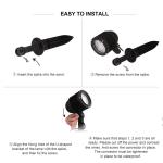 Adjustable Angle LED Garden Spot Light 2700k - 6500k IP65 Outdoor Tree Light