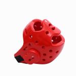 Red TKD Taekwondo Head Guard , Unisex Dipped Foam Head Protector