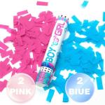 Gender Reveal Confetti Cannon Party Popper Confetti Launcher Confetti Shooter