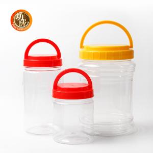China 2000g Food Packing Plastic Jam Bottle PET Screw Top Jars factory