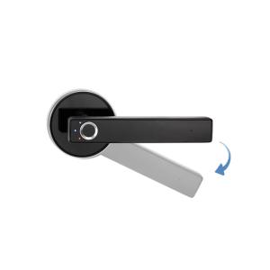 China High Security FPC Smart Fingerprint Door Handle Lock 2 Years Warranty factory