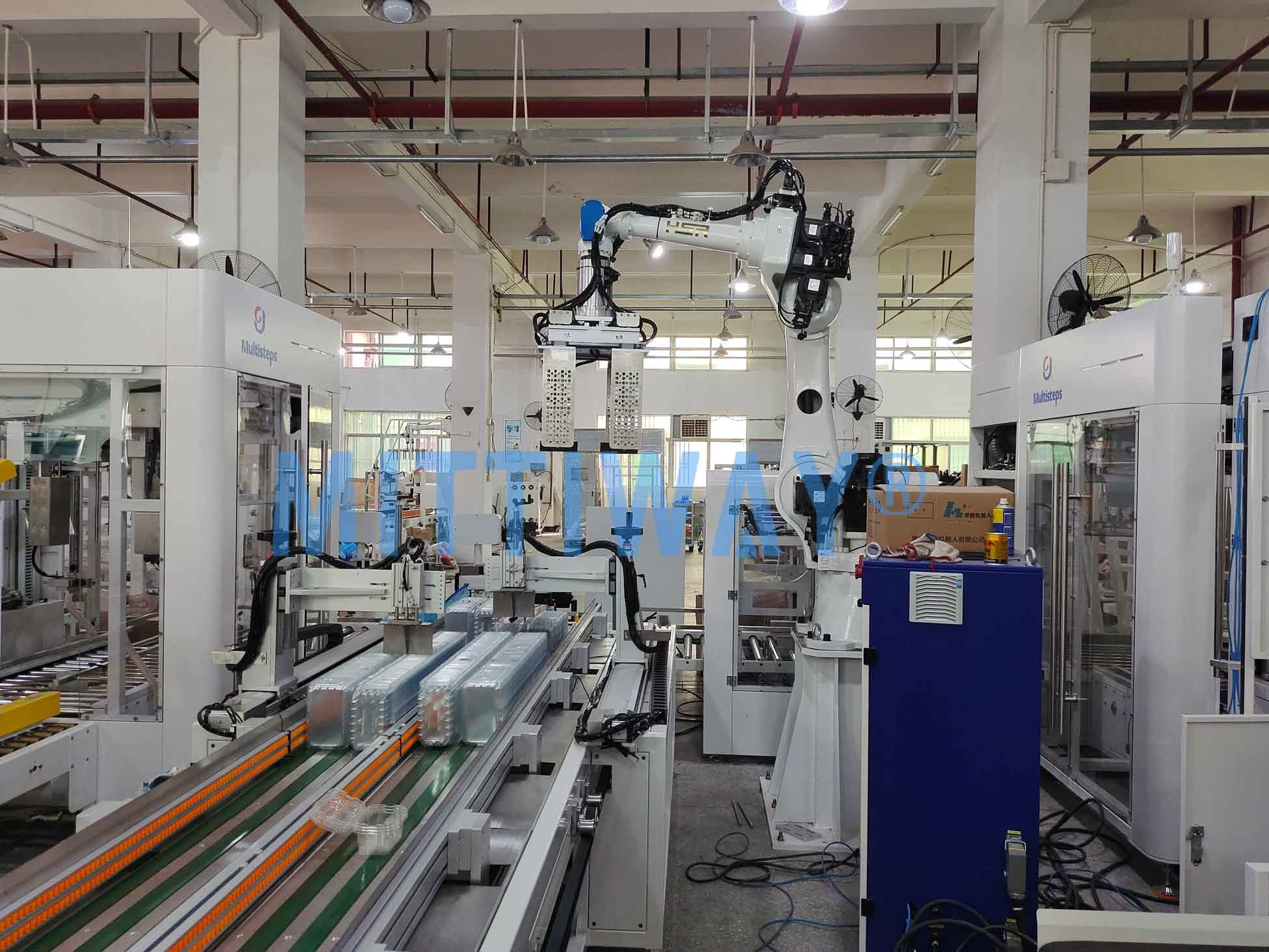 Robotic Auto Case Packer High Accuracy Case Making Machine