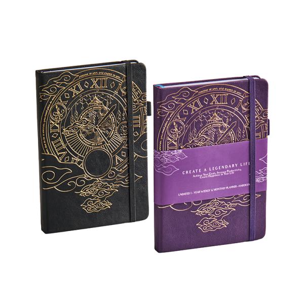 Wholesale High Grade Pu Leather Cover Planner Notebook Hardcover Notebook