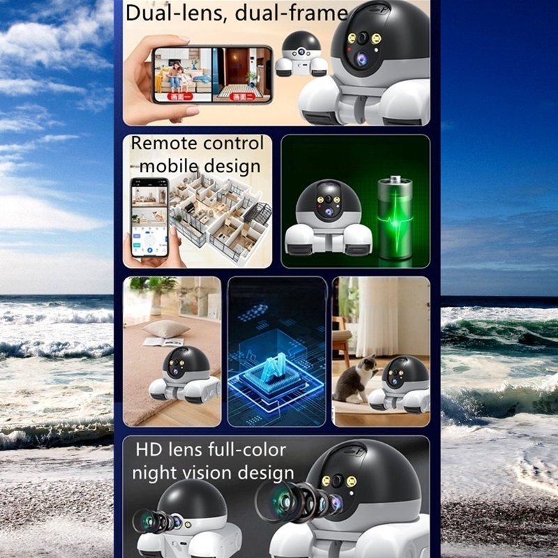 IP67 Portable Pet Monitoring Cameras HD Streaming , Indoor Pet Camera With App Control