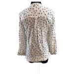 Stain Printed M Loose Fit Ladies Casual Blouse