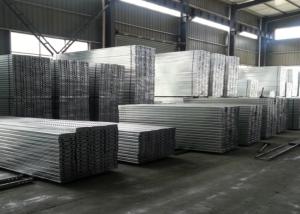 China Durable Silver Steel Scaffold Planks 730 - 3070 Mm Length 6 Years Life Span factory