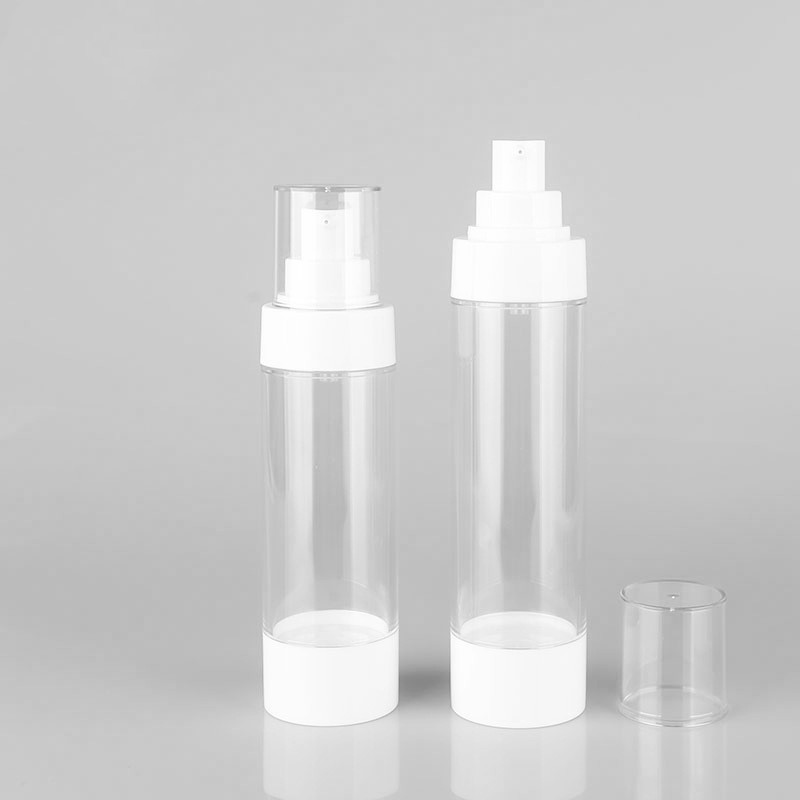 Serum Foundation Airless Pump Bottle 120ml 4.06oz 80ml Luxury Clear Refillable