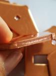 Ultra Thin Precision Flat Brass Gasket Copper Profile Gap Sheet Metal Gasket