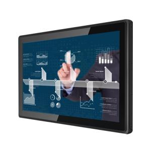 China Open Frame Integrated 17inch Industrial Waterproof Panel PC Linux Ubuntu For Industrie Site factory