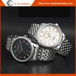051A Fashion Classic Watch Round Case Rose Gold Marks Stainless Steel Watch