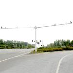 Y Shape Dual Arms Galvanised Steel Pole Camera Cantilever 6x10m Traffic Signal