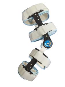 China Universal Telescopic Hinged Post Op Xxxl Knee Brace With ROM And Foam Pad factory