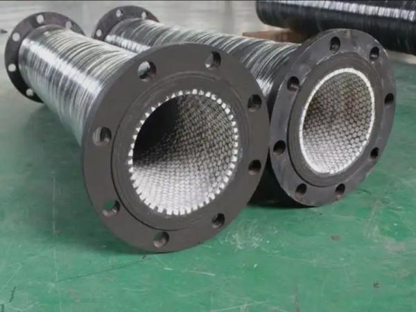 Flexible Ceramic-Lined Hose Ceramic Lined Rubber Hose Superior Wear Resistance