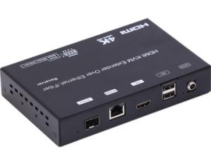 China USB3.0 HDMI KVM Fiber Optic Extender over single core optical cable factory