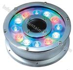 Cast Aluminum LED Fountain Lamp Central Hole 9W With Silicone Sealed Gasket
