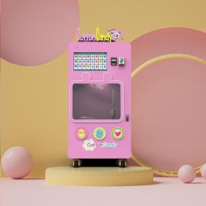 China 25 Languages Robot Cotton Candy Vending Machine 150 Sugar Storage factory