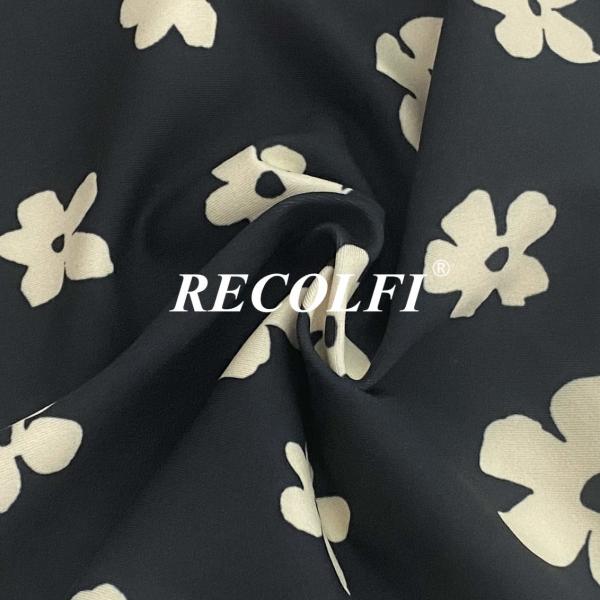 Recycled Activewear Polyester Knit Fabric Brushed Work Out Leggings Wicking Yoga