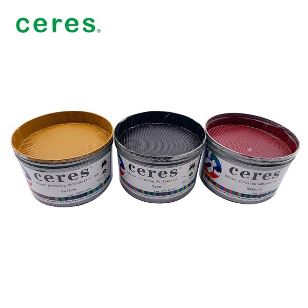 Magenta Sublimation Ink for Offset Printing with 180-220 Degree Transfer Temperature and 70-110 Gram Paper Weight for Small Color Difference