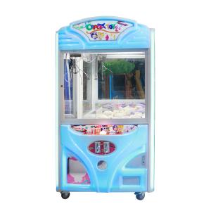 China Candy Plush Toy Claw Crane Machine , Metal Cabinet Magical Claw Machine factory