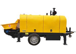 China Energy Saving Small Cement Pump Machine High Pressure With 350m Delivery Distance factory