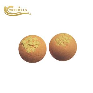 China Single Color Organic Bath Bomb With Candy On Top Custom Gift Set factory