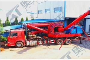 China Vehicle Mounted Screw Ship Unloader With No Dust Pollution Whole Process factory