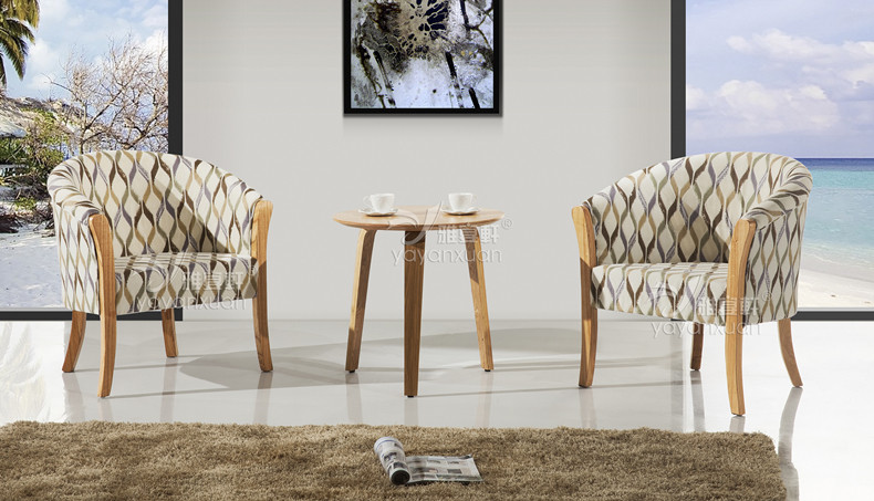 2 Seater Table And Chairs Of Wooden Material For Sale With Low Price (YW-803)