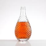 Fancy Clear 500ml 700ml 750ml Wine Glass Bottle for Spirits Vodka Gin Rum Liquor