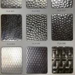 Bronze Gold Sliver Color 201 304 316 430 Embossed Stainless Steel Sheet / SS