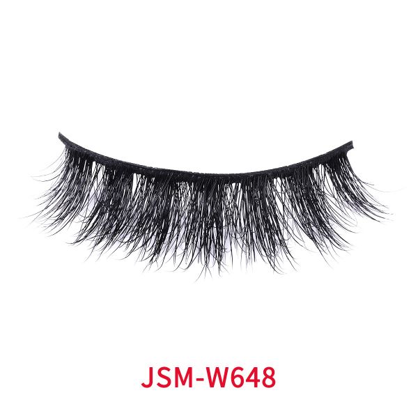 China Synthetic 18mm 3D Faux Mink Lashes With Black Cotton Band factory
