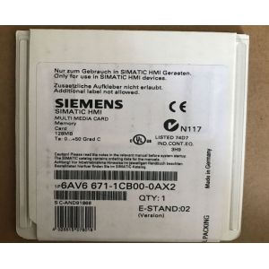 China 6AV6671-1CB00-0AX2 SIMENS Multi media card Memory Card 128MB 6AV6 671-1CBOO-OAX2 on sale