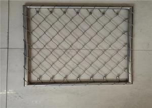 China Stainless Steel Knotted Poultry Netting Zoo Animal Rope Mesh factory