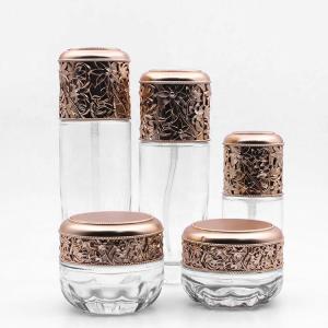 China Transparent 40ml-120ml Cream Jars Cosmetic Packaging Containers 30g 50g factory