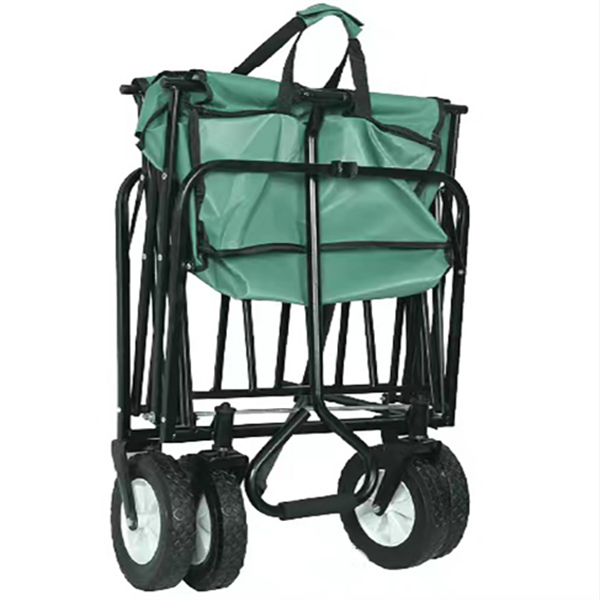 Easy Transportation Foldable Wagon Cart 600D Portable Camping Trolley Hiking