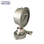 Heavy Duty Sanitary Diaphragm Pressure Gauge SS316 Clamp Type