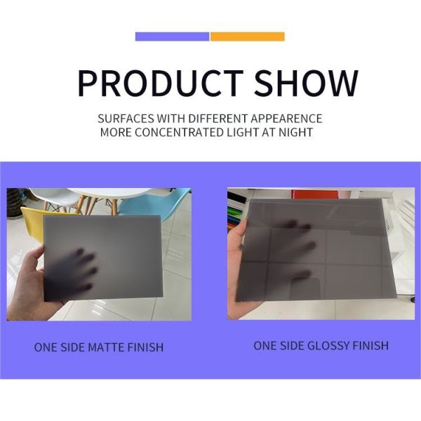 Weather Resistance Day Night Acrylic Sheet with 93% Light Transmission