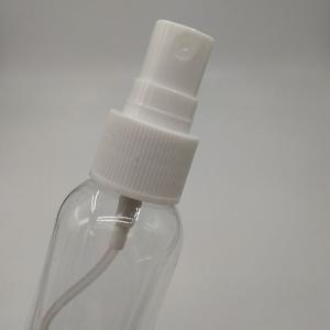 China Wholesale Custom 1Oz 2Oz 30Ml 50Ml150Ml Empty Transparent Clear Boston Round Spray Pump Plastic Pet Bottles For Alcohol factory
